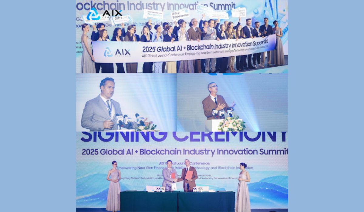 AIX Global Launch Crowns 2025 Global AI + Blockchain Innovation Summit, Marking New Era of DigiFi AIX Global Launch Crowns 2025 Global AI + Blockchain Innovation Summit, Marking New Era of DigiFi